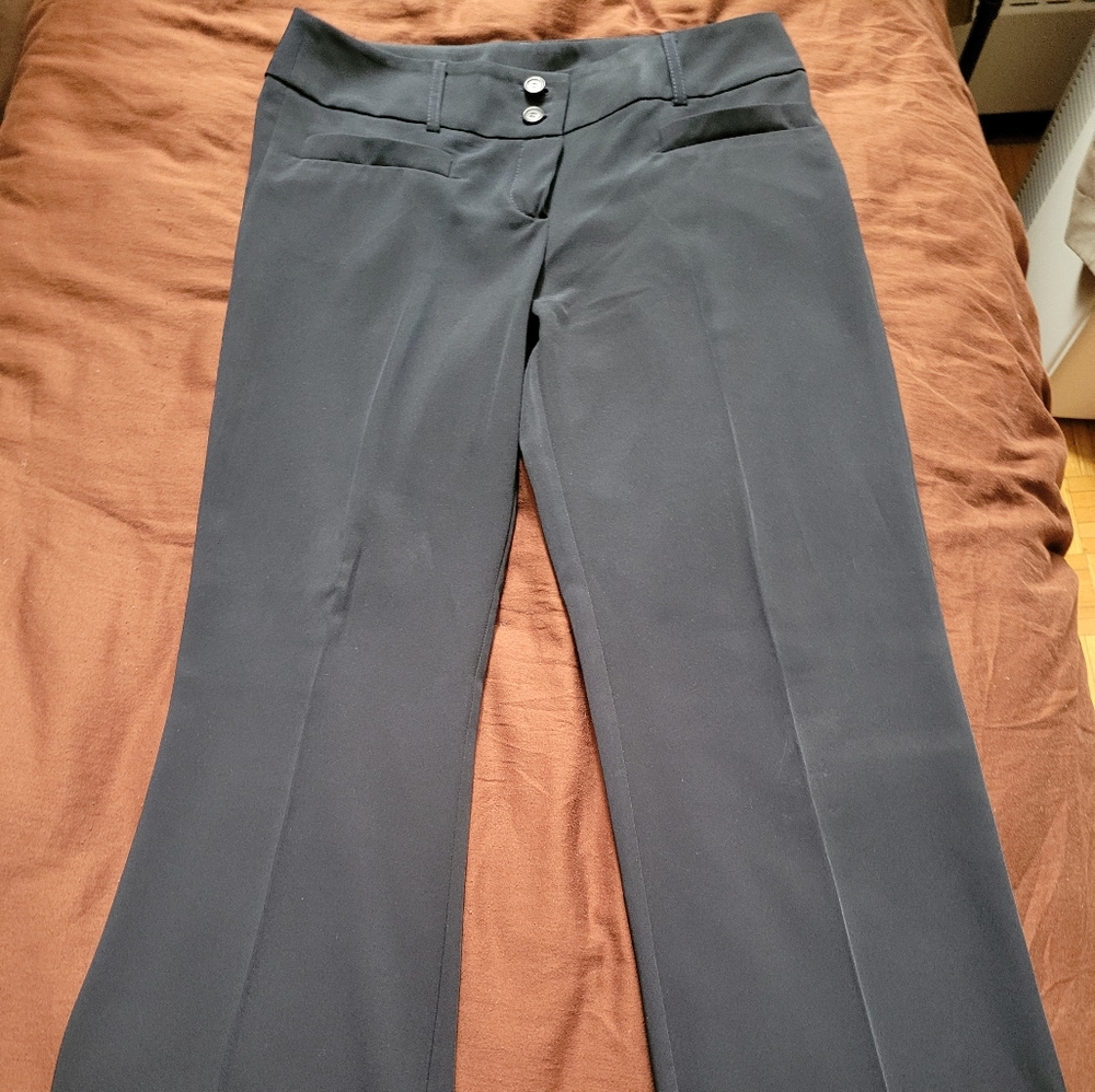 Size 10 - 100% virgin wool navy dress pants